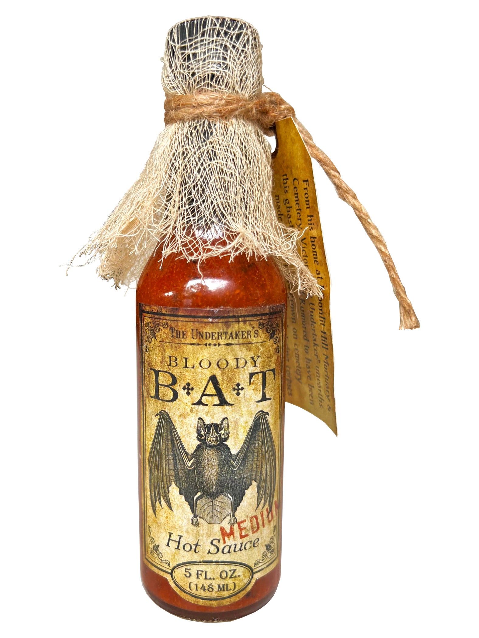 Bloody Bat Hot Sauce Bottle