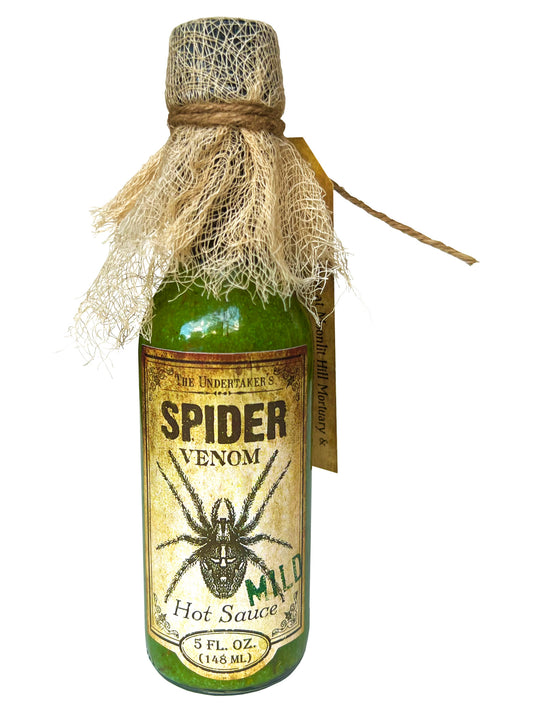 Spider Venom Hot Sauce Bottle